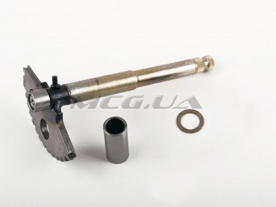 Сектор заводной (полумесяц) 4T GY6 125/150 (L-158mm) (+втулки) 