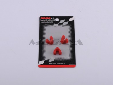 Скользители (слайдеры) 4T GY6 50 (тюнинг, красный) (Тайвань) 