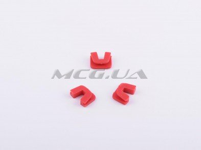 Скользители (слайдеры) Yamaha JOG 50 (тюнинг, красные)