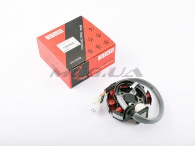 Статор генератора Yamaha VINO 125, CYGNUS 125 5NW (6+1 катушек, 5 проводов) 