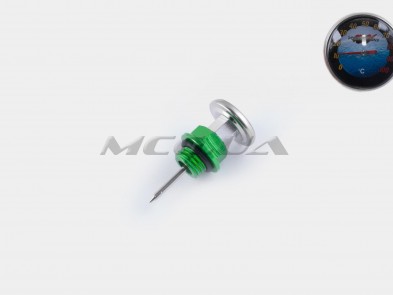 Щуп масла Delta Ø19.0mm, L-75mm (+датчик температуры) (зеленый) 