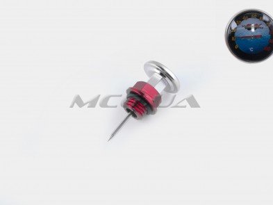 Щуп масла Delta Ø19.0mm, L-75mm (+датчик температуры) (красный) 