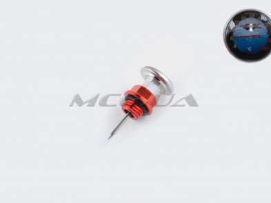 Щуп масла Delta Ø19.0mm, L-75mm (+датчик температуры) (оранжевый) 