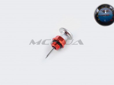Щуп масла Delta Ø19.0mm, L-75mm (+датчик температуры) (оранжевый) 