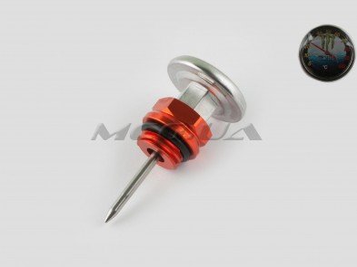 Щуп масла Delta Ø19.0mm, L-75mm (+датчик температуры) (оранжевый) 