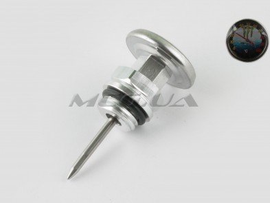 Щуп масла Delta Ø19.0mm, L-75mm (+датчик температуры) (серебристый) 