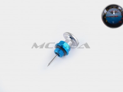 Щуп масла Delta Ø19.0mm, L-75mm (+датчик температуры) (синий) 