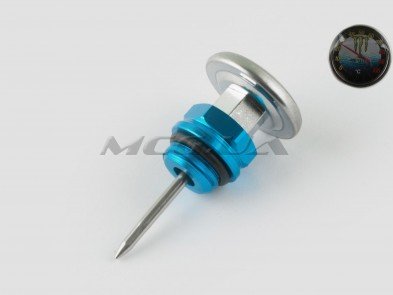 Щуп масла Delta Ø19.0mm, L-75mm (+датчик температуры) (синий) 