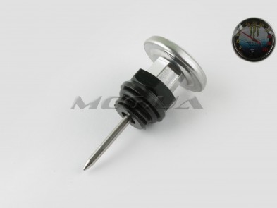 Щуп масла Delta Ø19.0mm, L-75mm (+датчик температуры) (черный) 