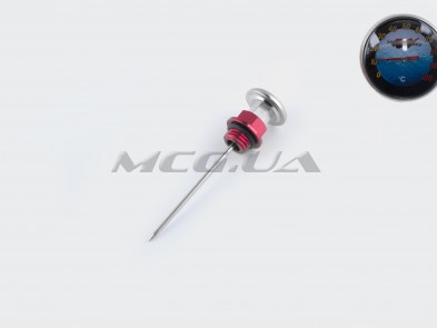 Щуп масла Ø19.0mm, L-137mm (+датчик температуры) (красный) 
