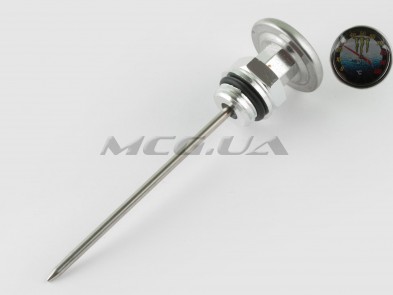 Щуп масла Ø19.0mm, L-137mm (+датчик температуры) (серебристый) 