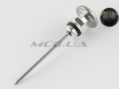 Щуп масла Ø19.0mm, L-137mm (+датчик температуры) (серебристый) 