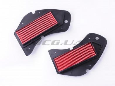Элемент воздушного фильтра 4T GY6 125/150 BIWIS (бумажная гармошка в пластике) 