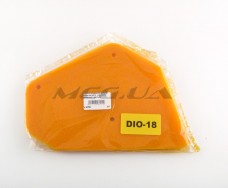 Элемент воздушного фильтра Honda DIO AF18 (поролон с пропиткой) (желтый)