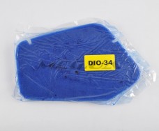 Элемент воздушного фильтра Honda DIO AF34/35 (поролон с пропиткой) (синий)