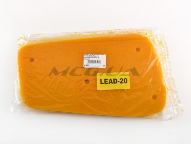Элемент воздушного фильтра Honda LEAD AF20/HF05 (поролон с пропиткой) (желтый)