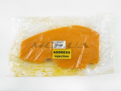 Элемент воздушного фильтра Suzuki ADDRESS INJECTION (поролон с пропиткой) (желтый)