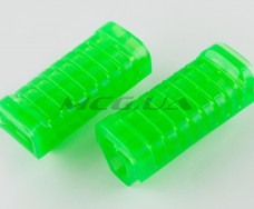 Резинки подножек водителя Delta (силиконовые, зеленые) 
