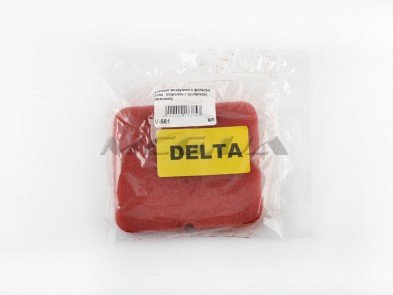 Элемент воздушного фильтра Delta (поролон с пропиткой) (красный)