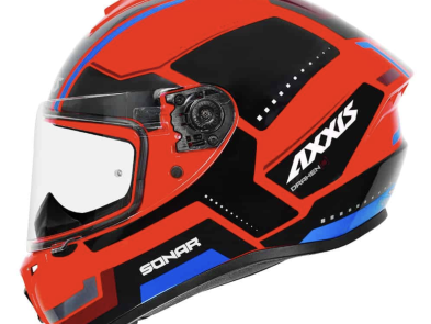 Шолом AXXIS DRAKEN GLOSS ORANGE з відтінком