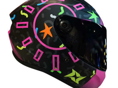 Шолом AXXIS DRAKEN GLOSS PINK з відтінком