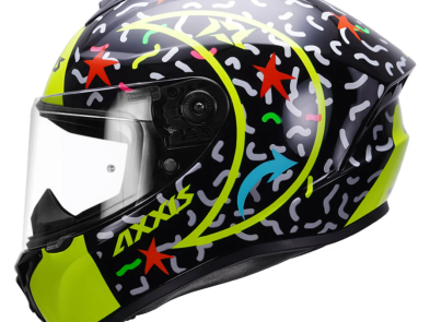 Шолом AXXIS DRAKEN GLOSS YELLOW з відтінком
