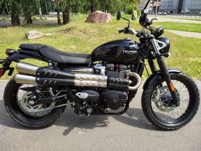 Мотоцикл TRIUMPH STREET SCRAMBLER 2022 год, б/у (2 000 км)