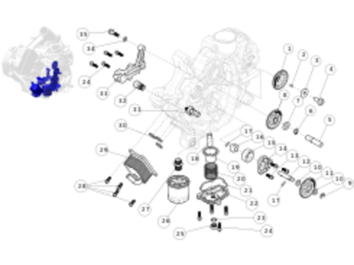 Система смазки AT6L