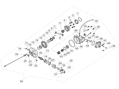 Редуктор переднійі AT6L