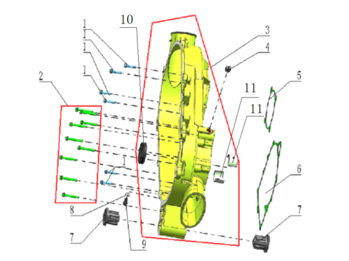 Корпус CVT