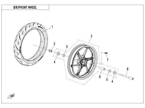 ПЕРЕДНЄ КОЛЕСО