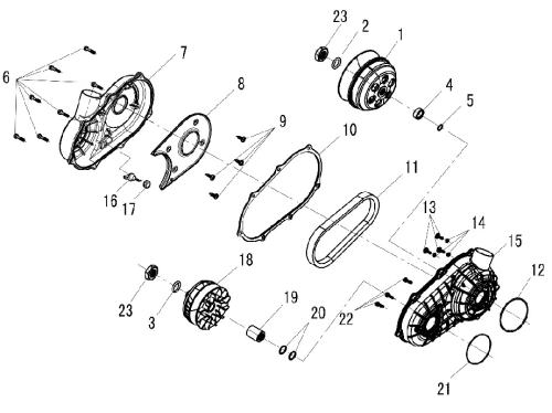 ЗЧЕПЛЕННЯ HS250ATV