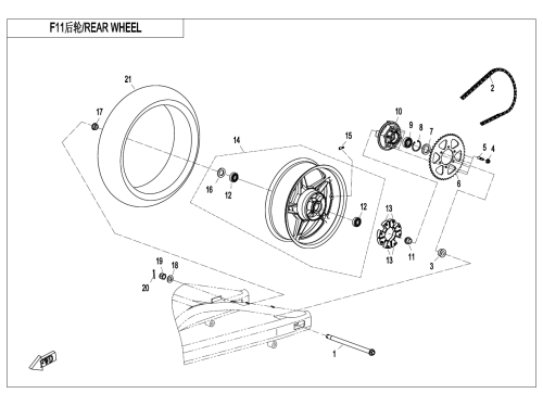 Заднє колесо
