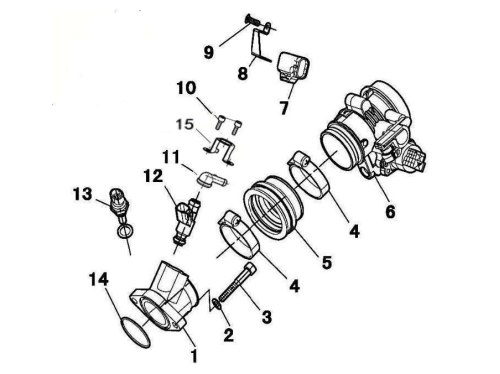Збірка впуску HS600ATV