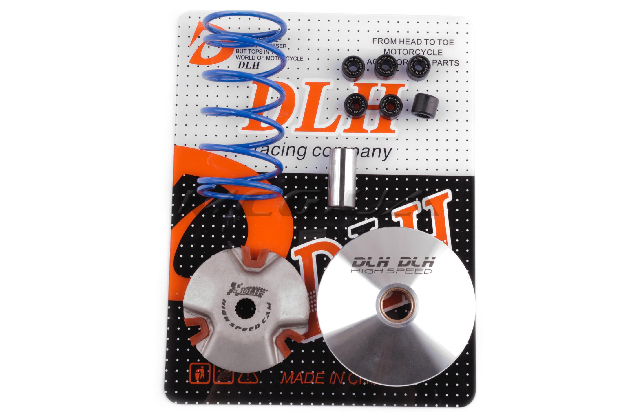Вариатор передний (тюнинг) Yamaha JOG 50 (+палец, ролики 6 шт, пружина торкдрайвера) 