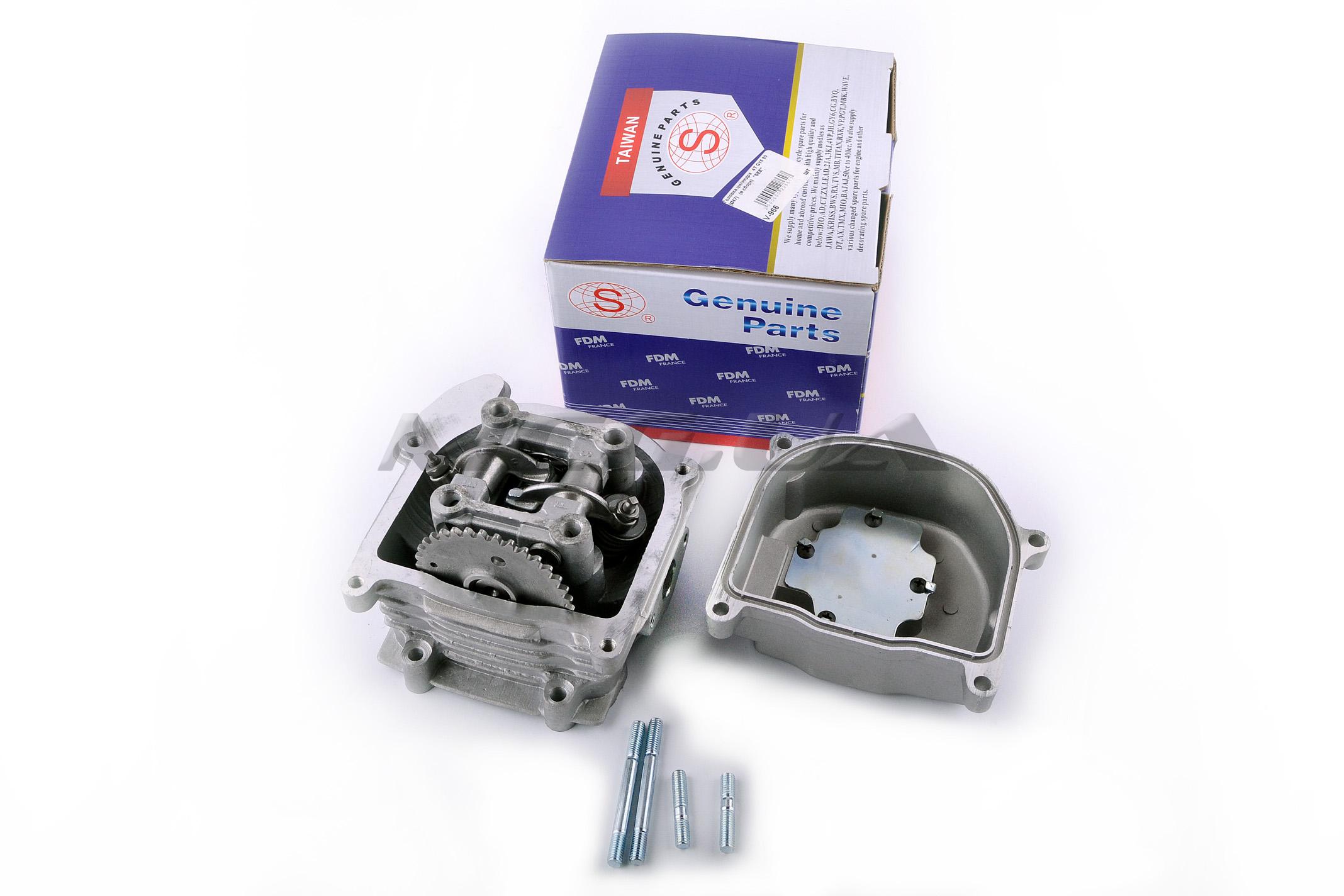 Головка цилиндра 4T GY6 80 (Ø47) (в сборе, +крышка) 