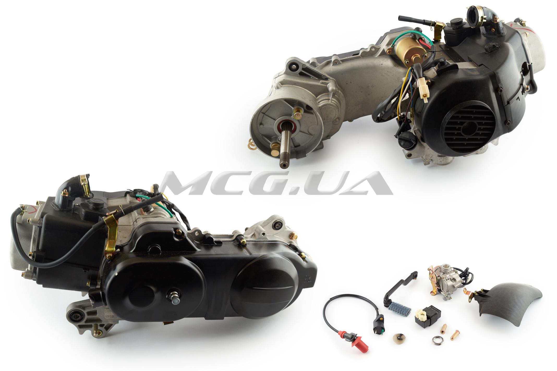 Двигатель 4T GY6 80cc (139QMB, короткий) (10