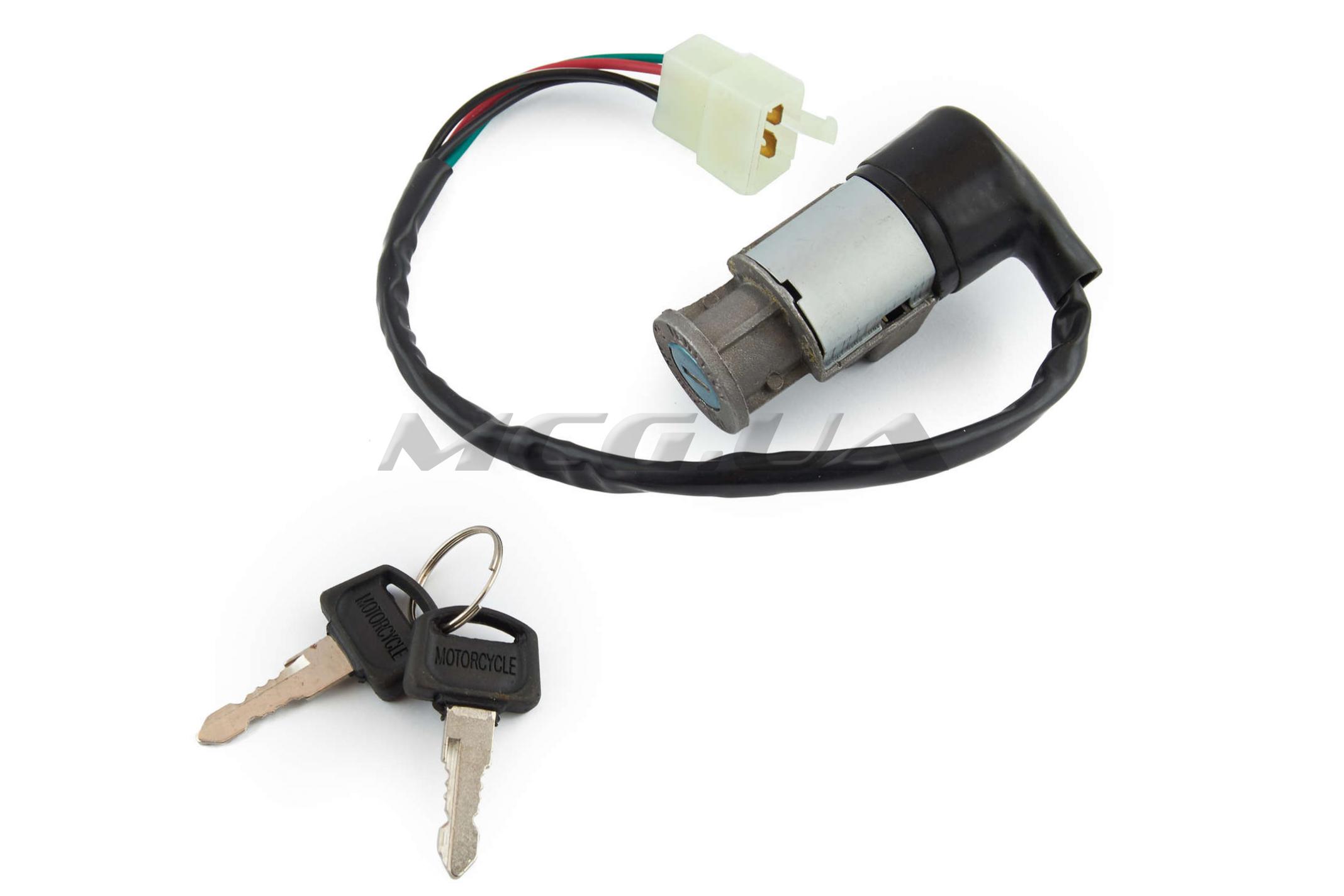 Замок зажигания (голый) Honda LEAD, TACT (4 провода) 