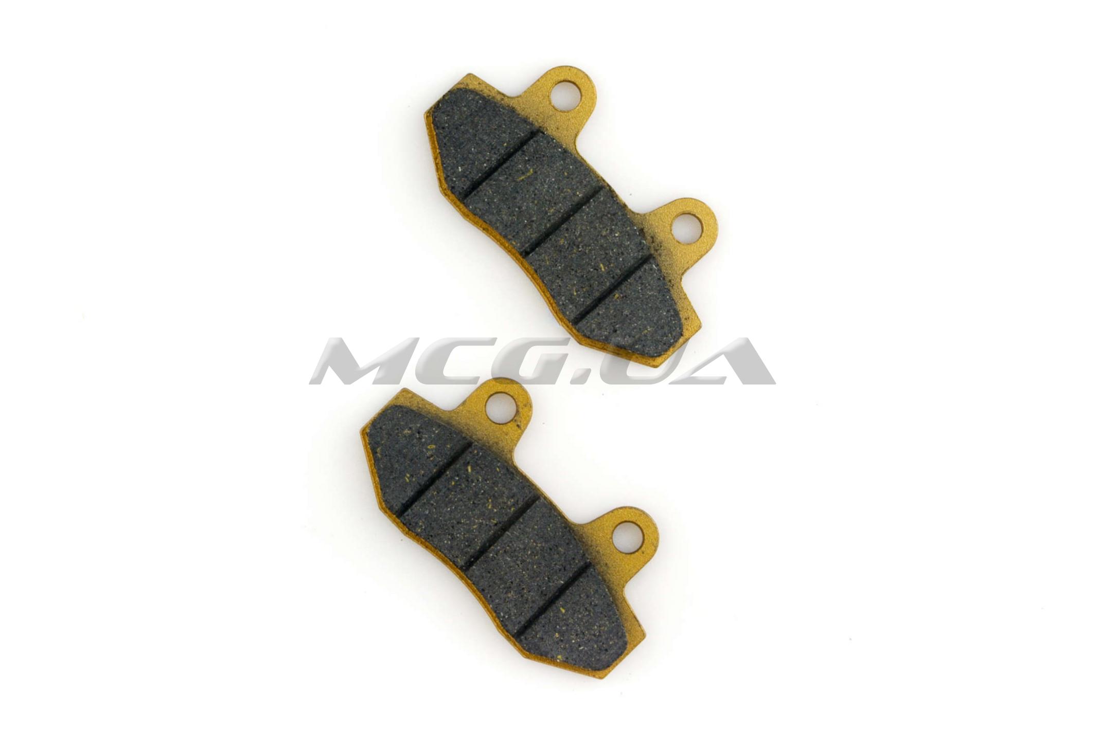 Колодки тормозные (диск) Honda LEAD AF48 (красные) 