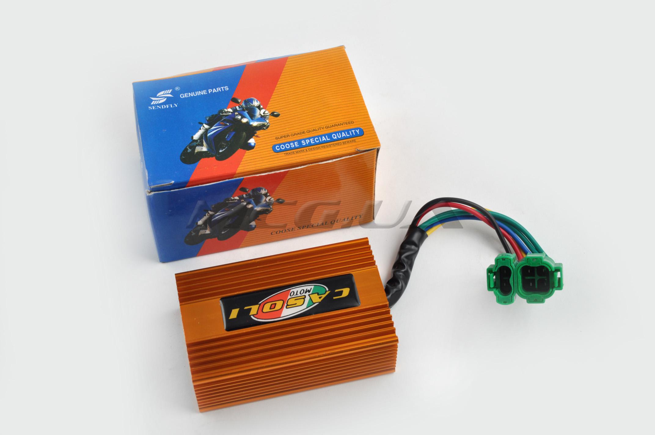 Коммутатор (тюнинг) 4T GY6 50 (золотистый) (CASOLI) 