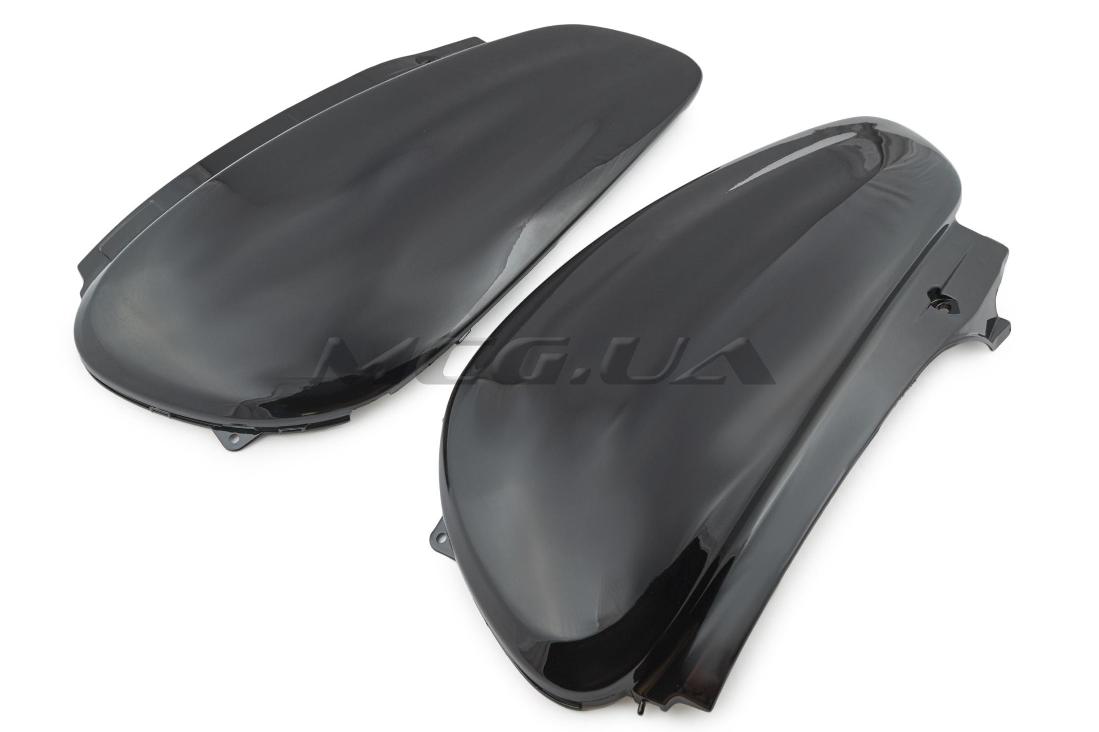 Пластик Yamaha JOG SA04 задняя боковая пара (черный) 