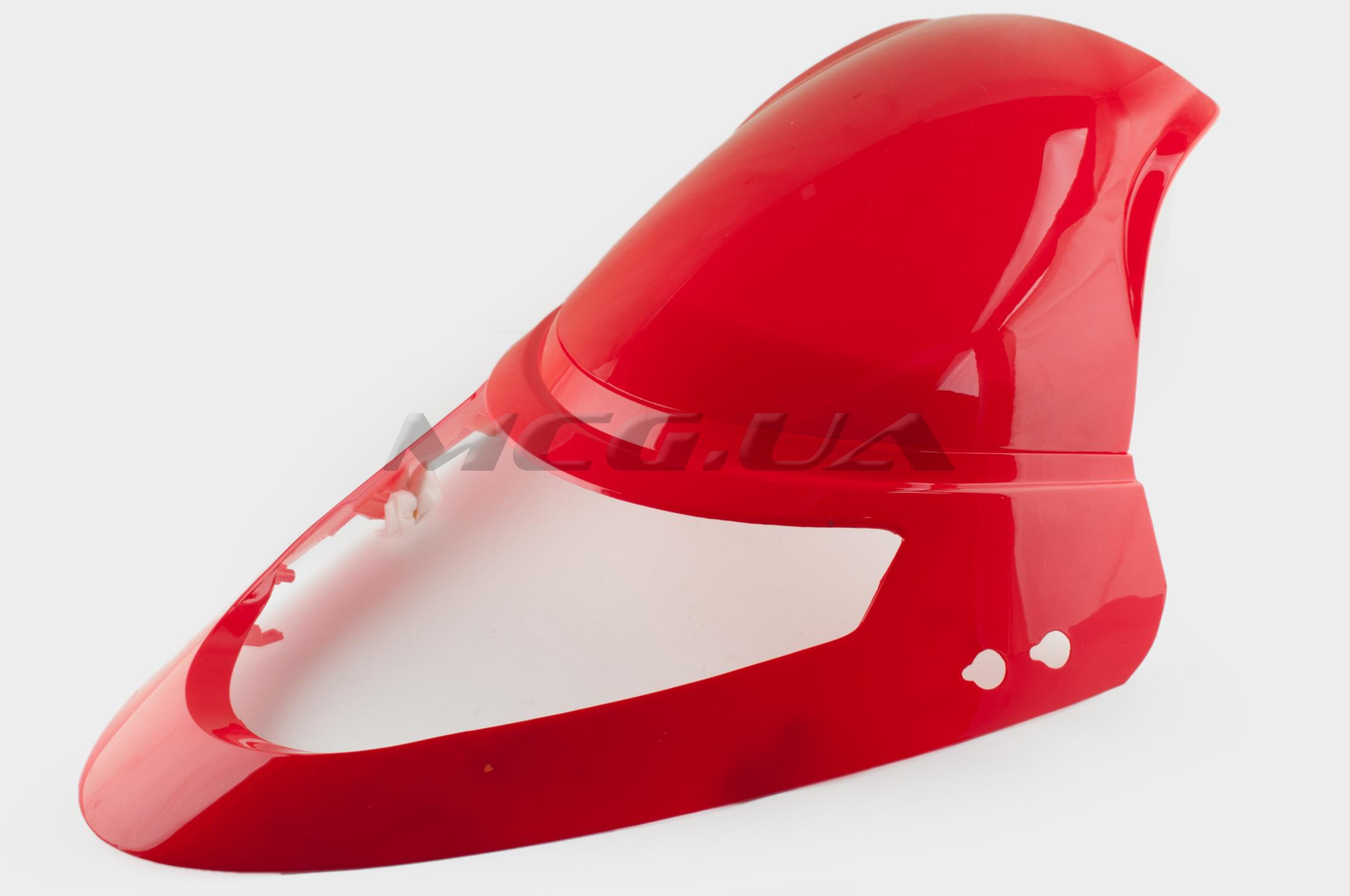 Пластик Zongshen F1, F50 передний (клюв) (красный) 