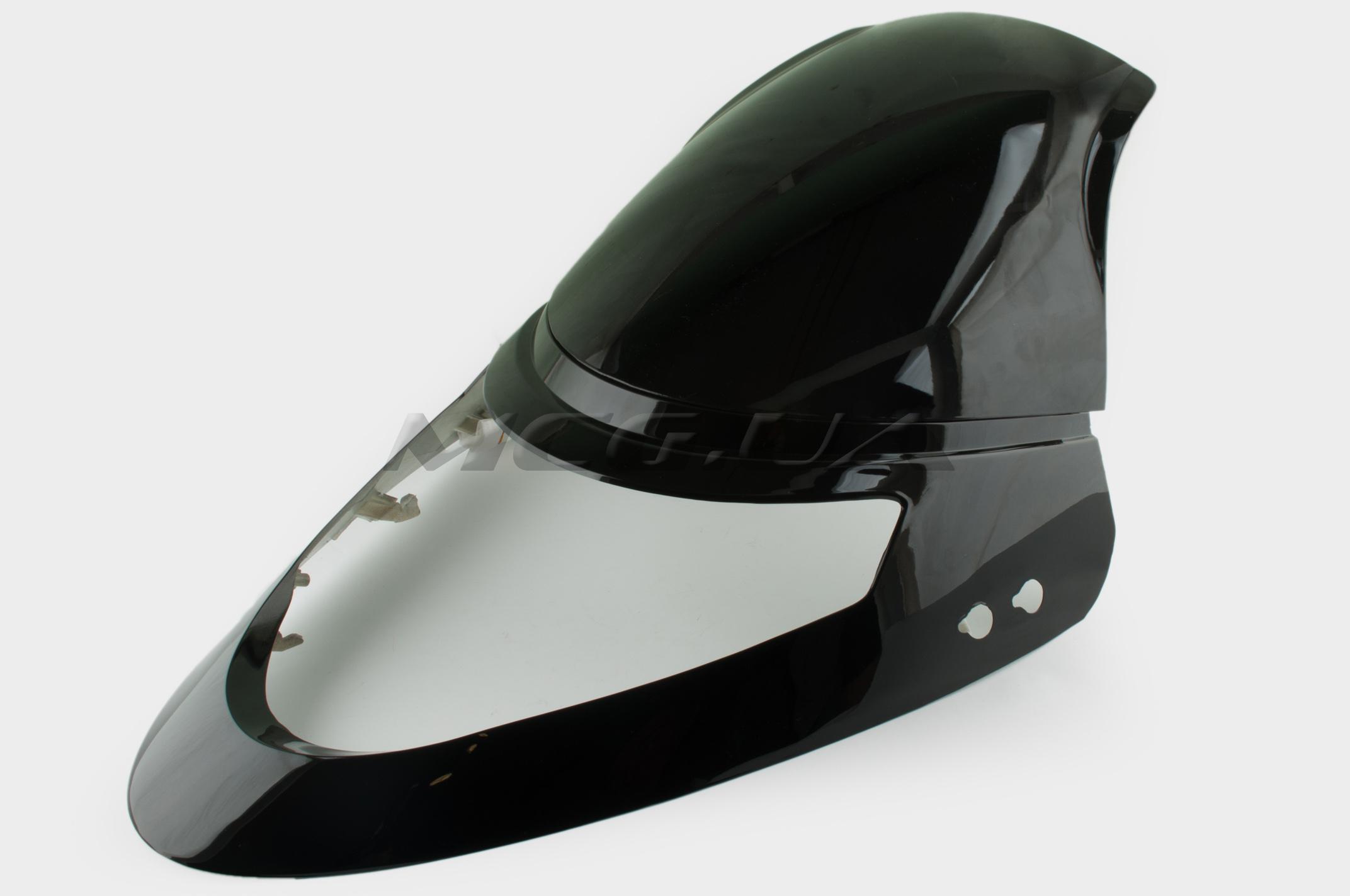 Пластик Zongshen F1, F50 передний (клюв) (черный) 