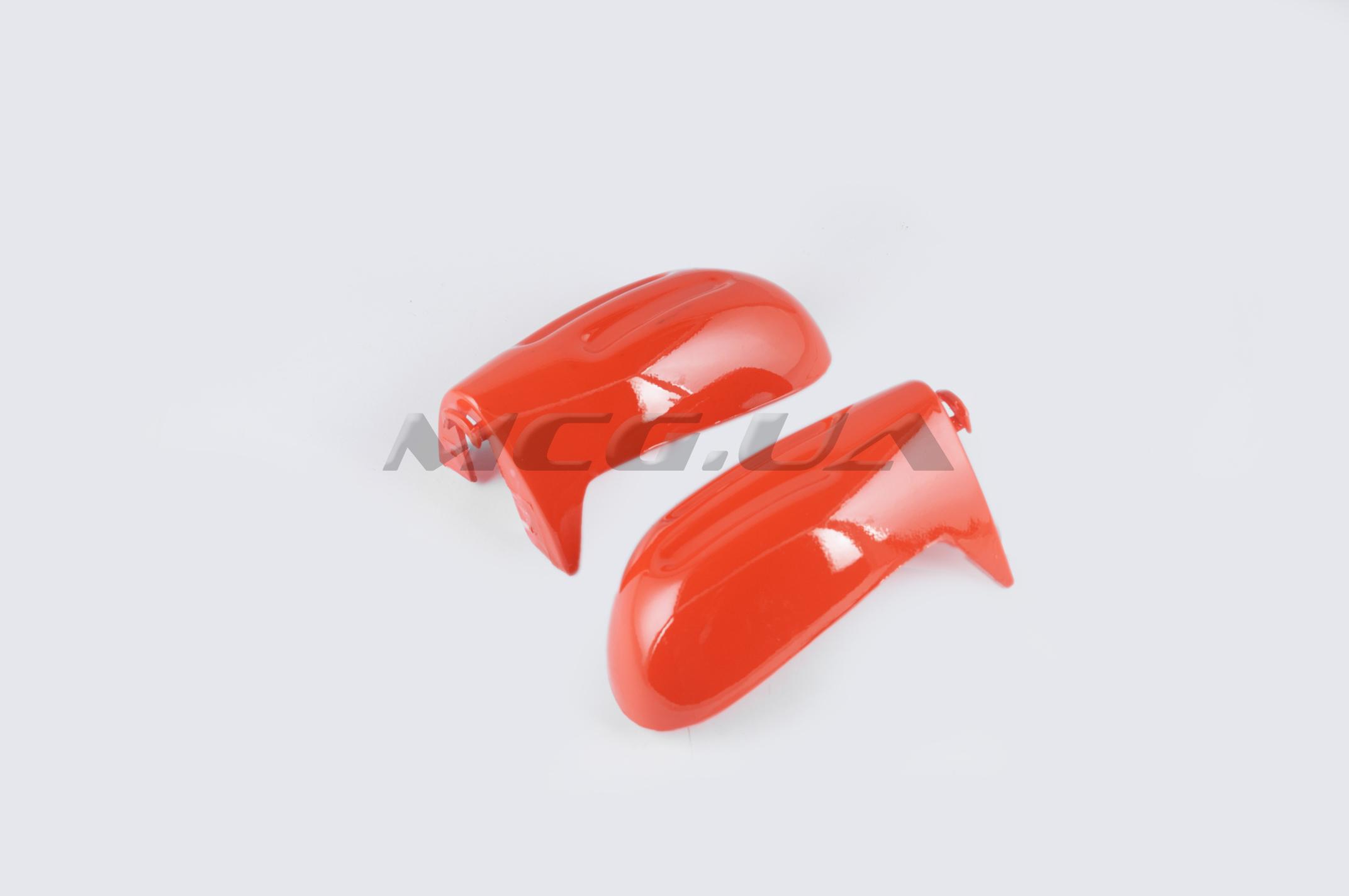 Пластик Zongshen GRAND PRIX пара на руль (защита рук) (красный) 
