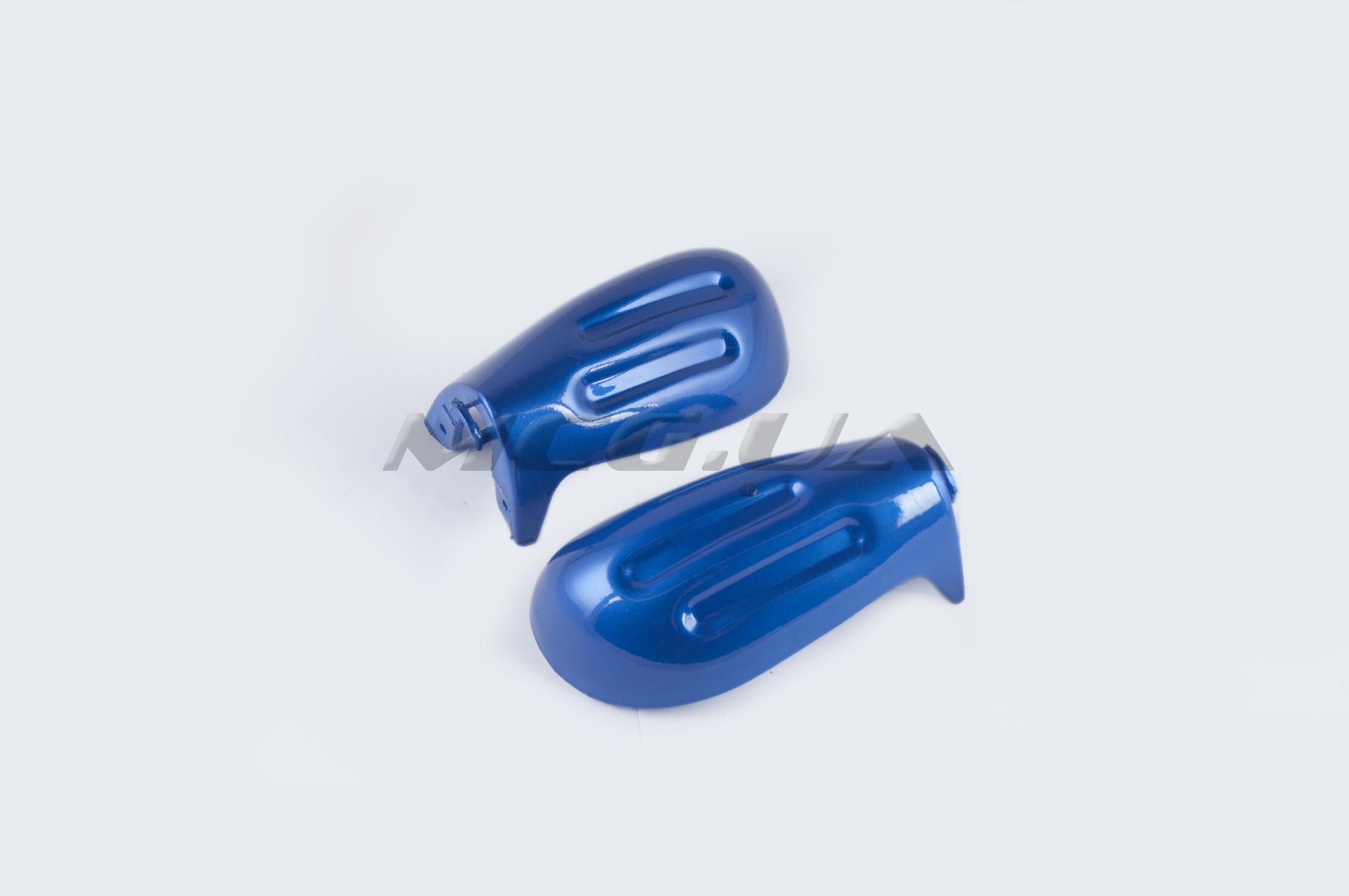 Пластик Zongshen GRAND PRIX пара на руль (защита рук) (синий) 