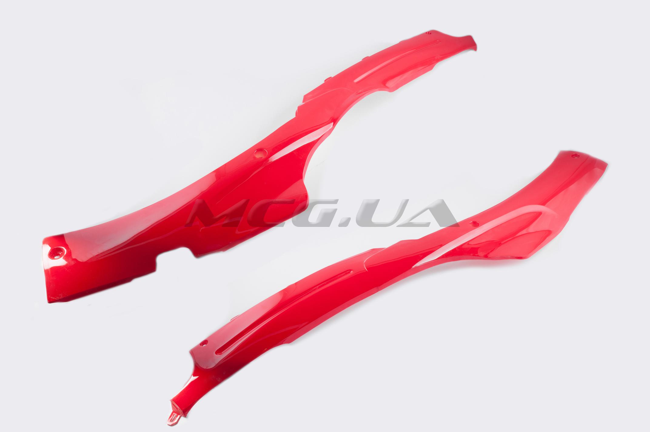 Пластик Zongshen WIND нижний пара (лыжи) (красный) 