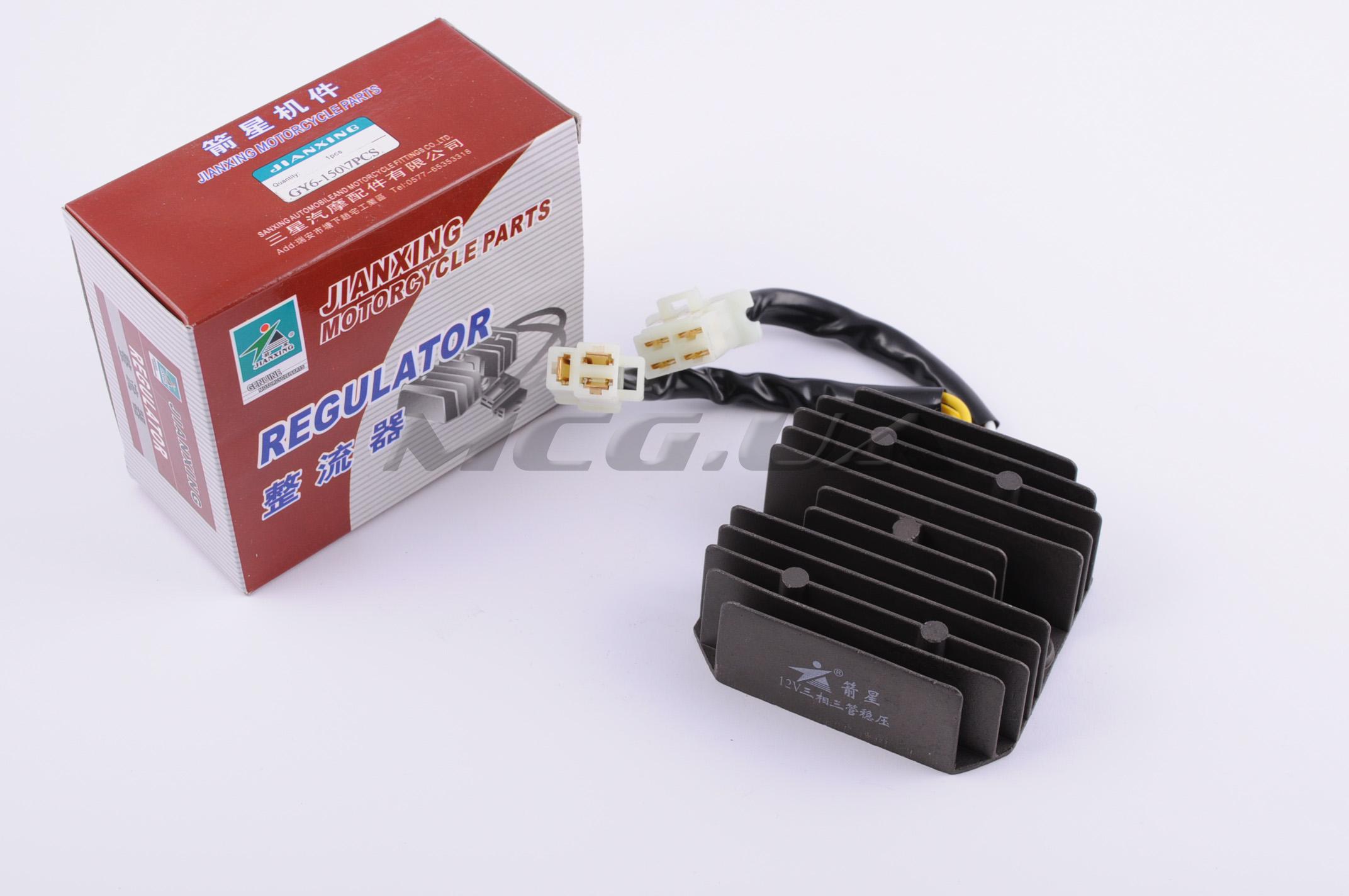 Реле зарядки 4T GY6 125/150 (7 проводов 4+3) 