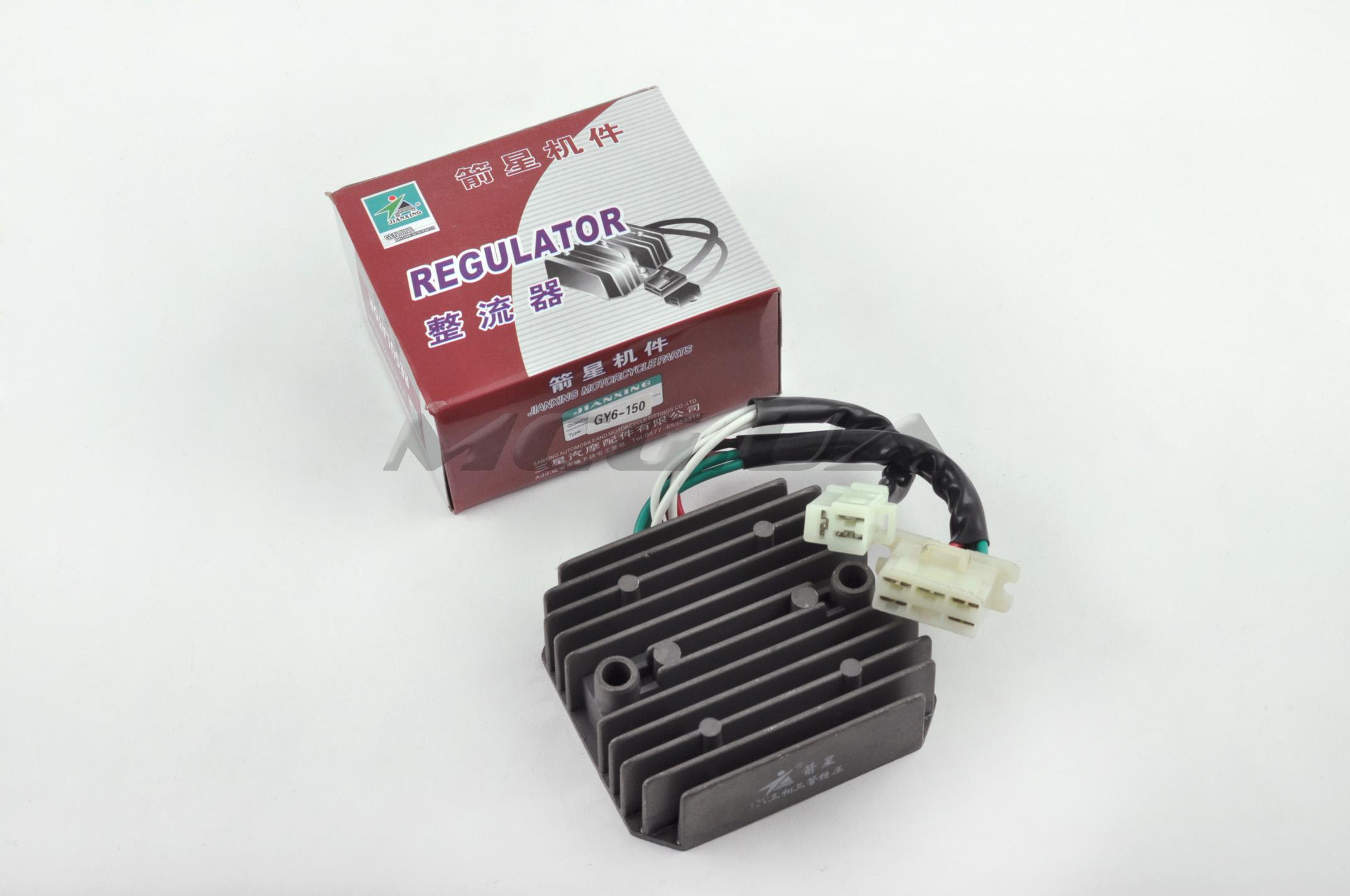 Реле зарядки 4T GY6 125/150 (8 проводов 5+3) 