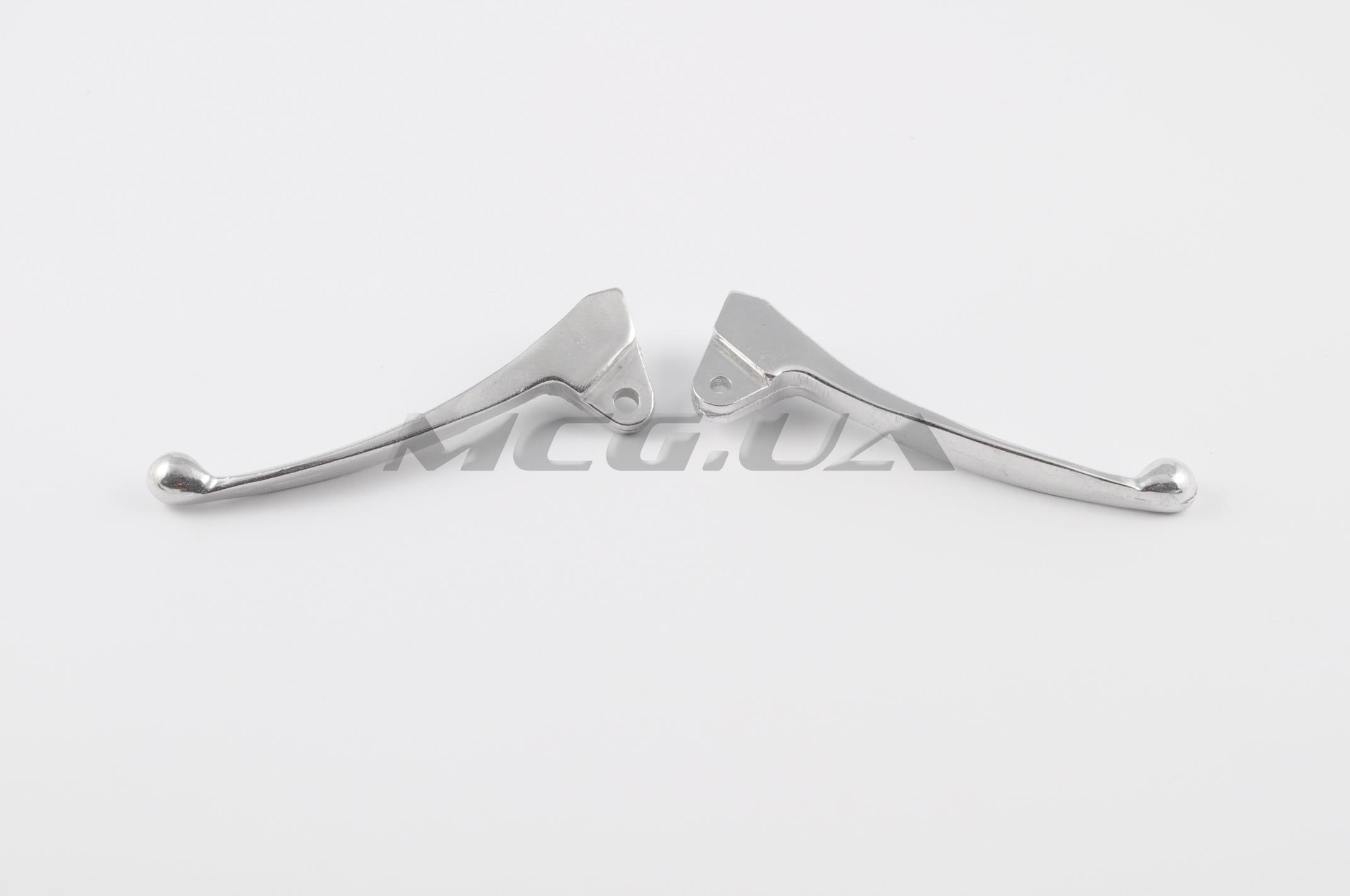 Рычаги руля Honda TACT AF16 (голые) (барабан/барабан, хром)