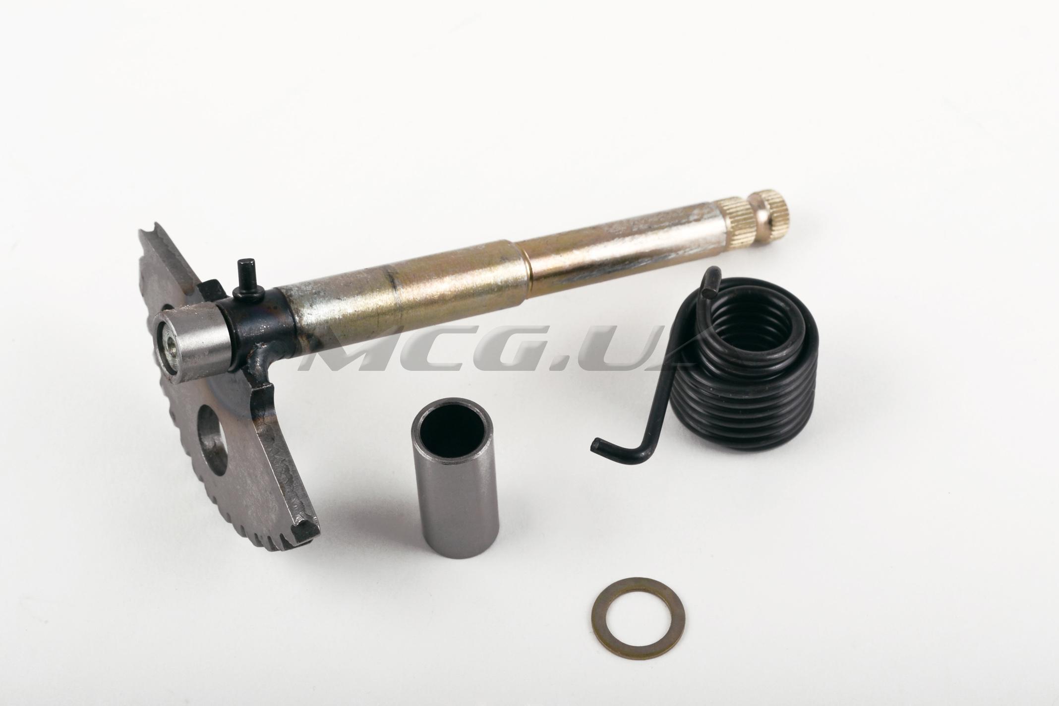 Сектор заводной (полумесяц) 4T GY6 125/150 (L-153mm) (+пружина, втулки) 